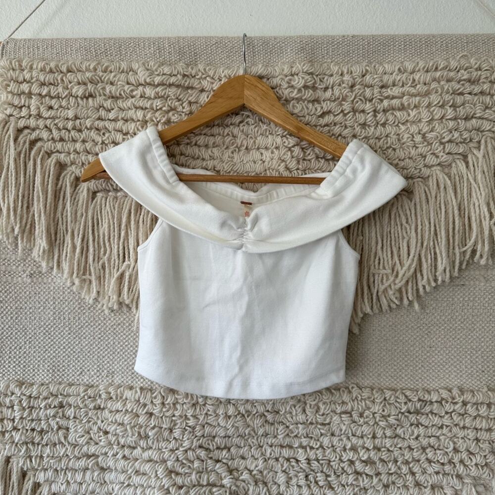 Free People Off the Shoulder Crop Top NWT